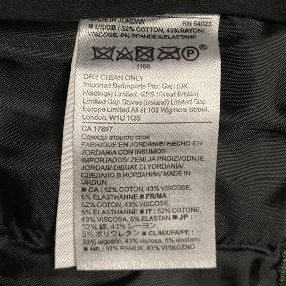 Banana Republic Dark Olive Green Sloan Pant Mid Rise Career Trousers 2 Petite 2P - Picture 4 of 16